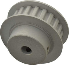 Power Drive - 20 Tooth, 1/4" Inside x 1.253" Outside Diam, Timing Belt Pulley - 1/4, 3/8" Belt Width, 1.273" Pitch Diam, Steel & Cast Iron - USA Tool & Supply