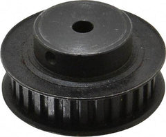 Power Drive - 28 Tooth, 1/4" Inside x 1.763" Outside Diam, Timing Belt Pulley - 1/4, 3/8" Belt Width, 1.783" Pitch Diam, Steel & Cast Iron - USA Tool & Supply