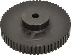 Power Drive - 60 Tooth, 3/8" Inside x 3.8" Outside Diam, Timing Belt Pulley - 1/4, 3/8" Belt Width, 3.82" Pitch Diam, Steel & Cast Iron - USA Tool & Supply