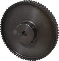 Power Drive - 72 Tooth, 3/8" Inside x 4.564" Outside Diam, Timing Belt Pulley - 1/4, 3/8" Belt Width, 4.584" Pitch Diam, Steel & Cast Iron - USA Tool & Supply