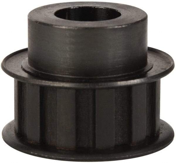 Power Drive - 12 Tooth, 1/2" Inside x 1.402" Outside Diam, Timing Belt Pulley - 1/2" Belt Width, 1.432" Pitch Diam, Steel & Cast Iron - USA Tool & Supply