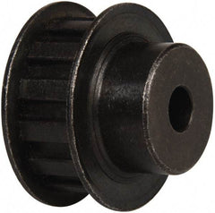 Power Drive - 13 Tooth, 3/8" Inside x 1.522" Outside Diam, Timing Belt Pulley - 1/2" Belt Width, 1.552" Pitch Diam, Steel & Cast Iron - USA Tool & Supply