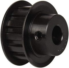 Power Drive - 13 Tooth, 1/2" Inside x 1.522" Outside Diam, Timing Belt Pulley - 1/2" Belt Width, 1.552" Pitch Diam, Steel & Cast Iron - USA Tool & Supply