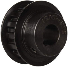 Power Drive - 15 Tooth, 5/8" Inside x 1.76" Outside Diam, Timing Belt Pulley - 1/2" Belt Width, 1.79" Pitch Diam, Steel & Cast Iron - USA Tool & Supply