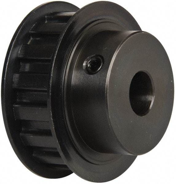 Power Drive - 16 Tooth, 1/2" Inside x 1.88" Outside Diam, Timing Belt Pulley - 1/2" Belt Width, 1.91" Pitch Diam, Steel & Cast Iron - USA Tool & Supply