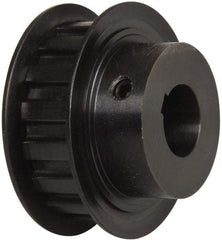 Power Drive - 16 Tooth, 5/8" Inside x 1.88" Outside Diam, Timing Belt Pulley - 1/2" Belt Width, 1.91" Pitch Diam, Steel & Cast Iron - USA Tool & Supply