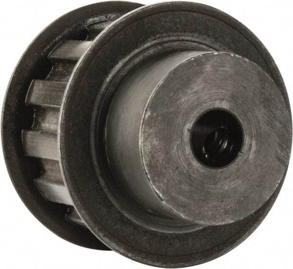 Power Drive - 13 Tooth, 3/8" Inside x 1.522" Outside Diam, Timing Belt Pulley - 3/4" Belt Width, 1.552" Pitch Diam, Steel & Cast Iron - USA Tool & Supply