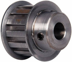 Power Drive - 13 Tooth, 1/2" Inside x 1.522" Outside Diam, Timing Belt Pulley - 3/4" Belt Width, 1.552" Pitch Diam, Steel & Cast Iron - USA Tool & Supply