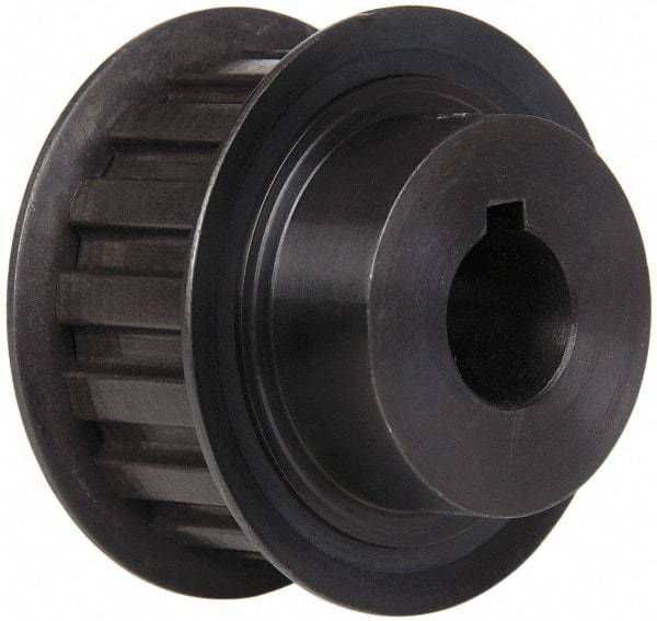 Power Drive - 16 Tooth, 5/8" Inside x 1.88" Outside Diam, Timing Belt Pulley - 3/4" Belt Width, 1.91" Pitch Diam, Steel & Cast Iron - USA Tool & Supply