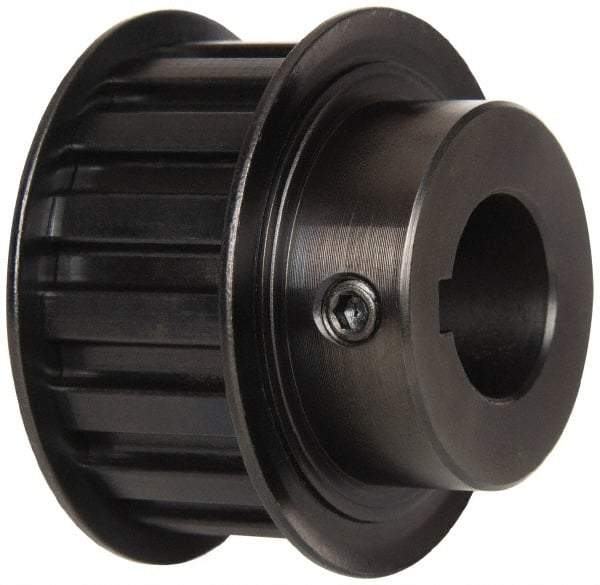 Power Drive - 16 Tooth, 3/4" Inside x 1.88" Outside Diam, Timing Belt Pulley - 3/4" Belt Width, 1.91" Pitch Diam, Steel & Cast Iron - USA Tool & Supply