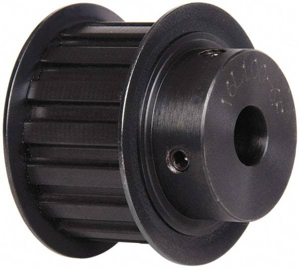Power Drive - 16 Tooth, 1/2" Inside x 1.88" Outside Diam, Timing Belt Pulley - 1" Belt Width, 1.91" Pitch Diam, Steel & Cast Iron - USA Tool & Supply