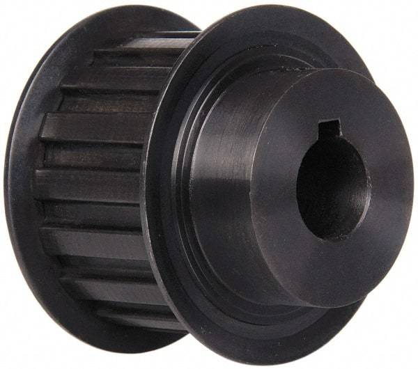 Power Drive - 16 Tooth, 5/8" Inside x 1.88" Outside Diam, Timing Belt Pulley - 1" Belt Width, 1.91" Pitch Diam, Steel & Cast Iron - USA Tool & Supply