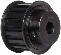 Power Drive - 17 Tooth, 1/2" Inside x 2" Outside Diam, Timing Belt Pulley - 1" Belt Width, 2.029" Pitch Diam, Steel & Cast Iron - USA Tool & Supply