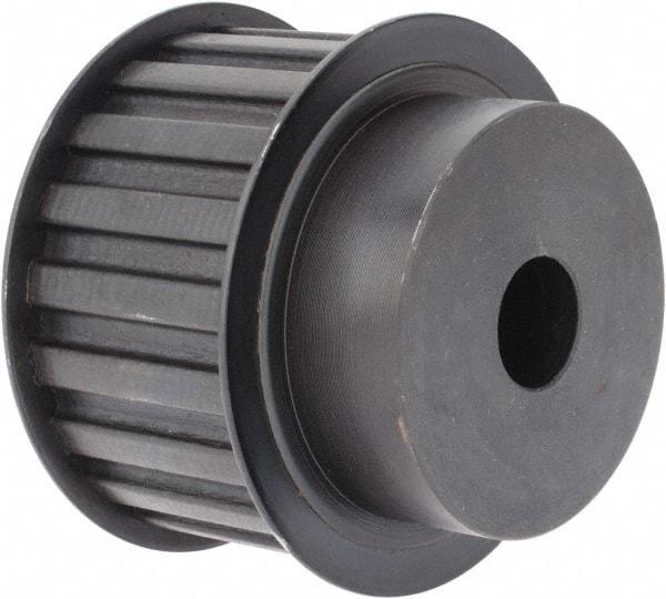 Power Drive - 20 Tooth, 3/4" Inside x 3.129" Outside Diam, Timing Belt Pulley - 1-1/2" Belt Width, 3.183" Pitch Diam, Steel & Cast Iron - USA Tool & Supply