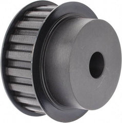 Power Drive - 22 Tooth, 3/4" Inside x 3.447" Outside Diam, Timing Belt Pulley - 3/4, 1" Belt Width, 3.501" Pitch Diam, Steel & Cast Iron - USA Tool & Supply