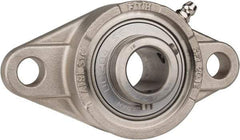 Value Collection - 4-7/16" OAL2-Bolt Flange - Stainless Steel - USA Tool & Supply