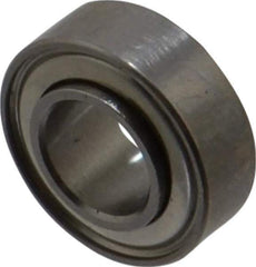 Value Collection - 3/16" Bore Diam, 3/8" OD, Double Shield Miniature Radial Ball Bearing - 1/8" Wide, 1 Row, Round Bore, 56 Lb Static Capacity, 160 Lb Dynamic Capacity - USA Tool & Supply