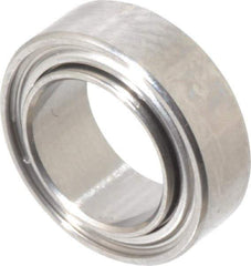 Value Collection - 5/16" Bore Diam, 1/2" OD, Double Shield Miniature Radial Ball Bearing - 5/32" Wide, 1 Row, Round Bore, 52 Lb Static Capacity, 122 Lb Dynamic Capacity - USA Tool & Supply