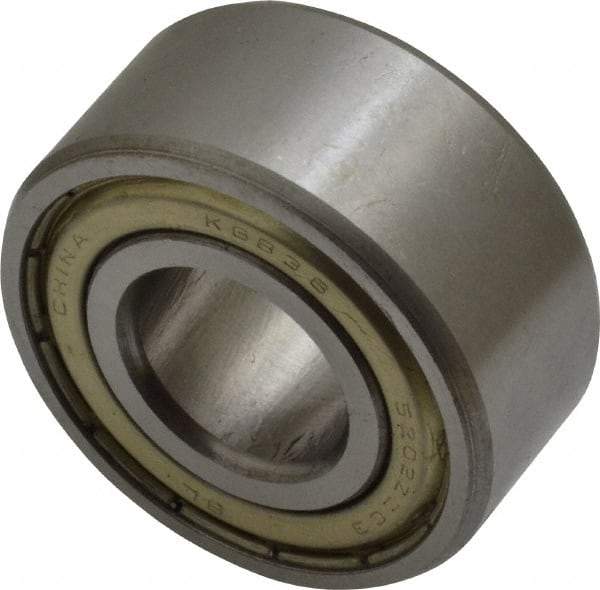 Tritan - 15mm Bore Diam, 35mm OD, Double Shield Angular Contact Radial Ball Bearing - 15.9mm Wide, 2 Rows, Round Bore, 1,500 Lb Static Capacity, 2,600 Lb Dynamic Capacity - USA Tool & Supply
