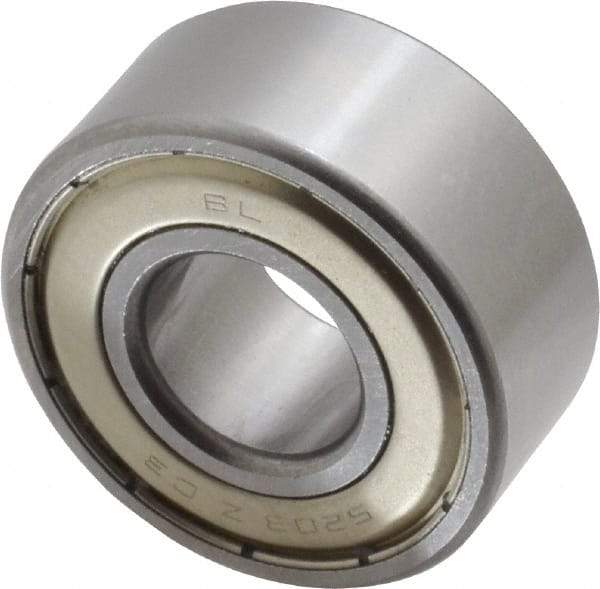 Tritan - 17mm Bore Diam, 40mm OD, Double Shield Angular Contact Radial Ball Bearing - 17.5mm Wide, 2 Rows, Round Bore, 2,000 Lb Static Capacity, 3,300 Lb Dynamic Capacity - USA Tool & Supply