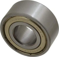 Tritan - 20mm Bore Diam, 47mm OD, Double Shield Angular Contact Radial Ball Bearing - 20.6mm Wide, 2 Rows, Round Bore, 2,700 Lb Static Capacity, 4,400 Lb Dynamic Capacity - USA Tool & Supply
