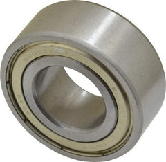 Tritan - 25mm Bore Diam, 52mm OD, Double Shield Angular Contact Radial Ball Bearing - 20.6mm Wide, 2 Rows, Round Bore, 3,200 Lb Static Capacity, 4,700 Lb Dynamic Capacity - USA Tool & Supply