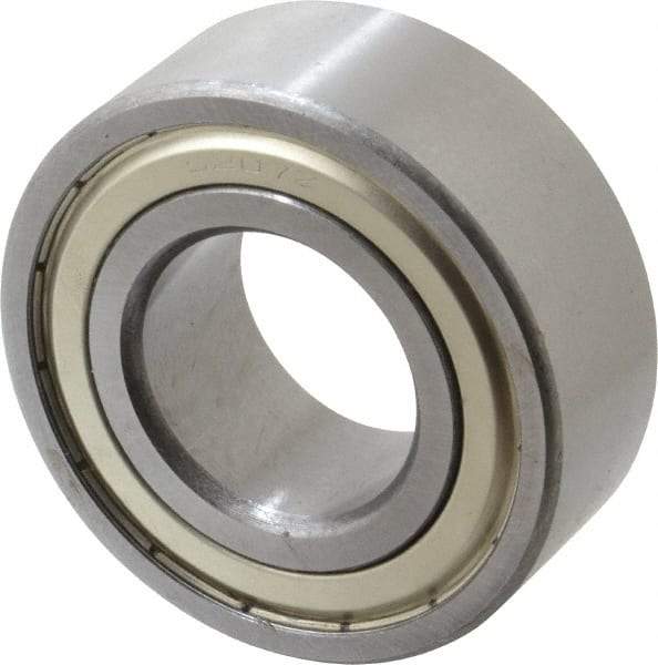 Tritan - 35mm Bore Diam, 72mm OD, Double Shield Angular Contact Radial Ball Bearing - 27mm Wide, 2 Rows, Round Bore, 6,200 Lb Static Capacity, 8,500 Lb Dynamic Capacity - USA Tool & Supply