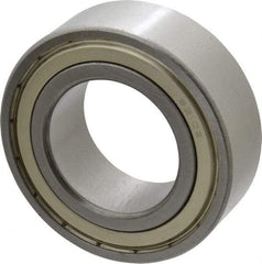 Tritan - 50mm Bore Diam, 90mm OD, Double Shield Angular Contact Radial Ball Bearing - 30.2mm Wide, 2 Rows, Round Bore, 9,400 Lb Static Capacity, 11,500 Lb Dynamic Capacity - USA Tool & Supply