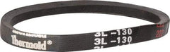 Value Collection - Section 4L, 100" Outside Length, V-Belt - Rubber, Fractional HP, No. 4L1000 - USA Tool & Supply