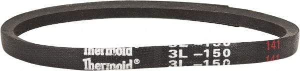 Value Collection - Section 4L, 97" Outside Length, V-Belt - Rubber, Fractional HP, No. 4L970 - USA Tool & Supply