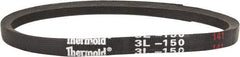 Value Collection - Section 4L, 97" Outside Length, V-Belt - Rubber, Fractional HP, No. 4L970 - USA Tool & Supply