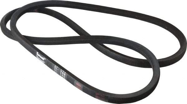 Value Collection - Section 5L, 74" Outside Length, V-Belt - Rubber, Fractional HP, No. 5L740 - USA Tool & Supply