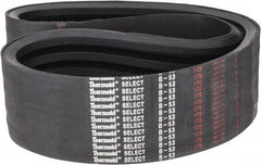 Value Collection - Section B, V-Belt - Neoprene Rubber, Classic Banded, No. B-53 - USA Tool & Supply