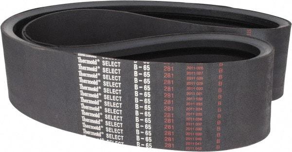 Value Collection - Section B, V-Belt - Neoprene Rubber, Classic Banded, No. B-65 - USA Tool & Supply