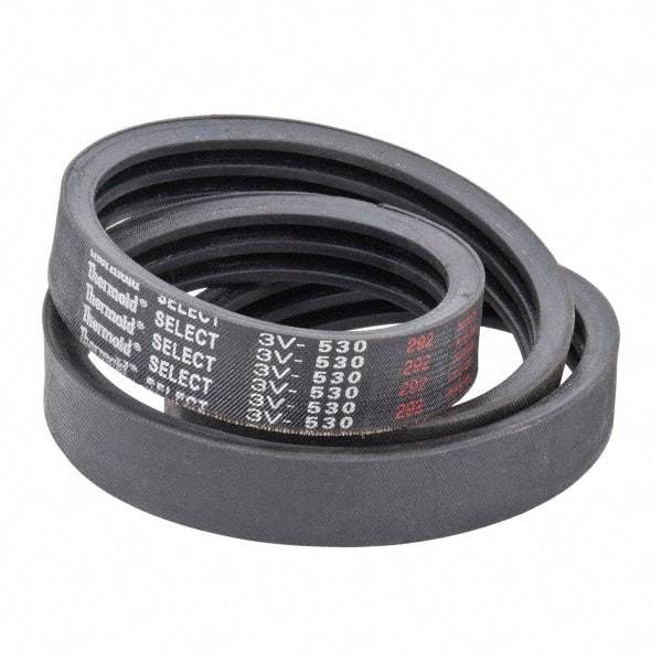 Value Collection - Section 3V, V-Belt - Neoprene Rubber, Narrow Banded, No. 3V530 - USA Tool & Supply