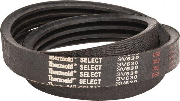 Value Collection - Section 3V, V-Belt - Neoprene Rubber, Narrow Banded, No. 3V630 - USA Tool & Supply