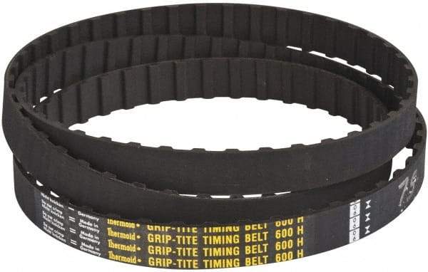 Value Collection - Section H, Timing Belt - Neoprene Rubber, Series H, No. 600H075 - USA Tool & Supply