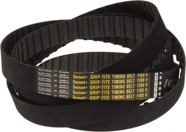 Value Collection - Section H, Timing Belt - Neoprene Rubber, Series H, No. 1100H100 - USA Tool & Supply
