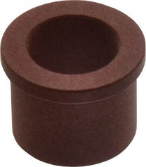 Bunting Bearing - 5/8" Inside x 7/8" Outside Diam, PTFE Sleeve Bearing - 1" Flange Outside Diam, 1/8" Flange Thickness, 3/4" OAL - USA Tool & Supply