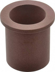 Bunting Bearing - 1" Inside x 1-1/4" Outside Diam, PTFE Sleeve Bearing - 1-1/2" Flange Outside Diam, 1/8" Flange Thickness, 1-1/2" OAL - USA Tool & Supply