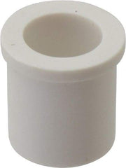 Bunting Bearing - 5/8" Inside x 7/8" Outside Diam, PTFE Sleeve Bearing - 1" Flange Outside Diam, 1/8" Flange Thickness, 1" OAL - USA Tool & Supply
