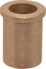 Boston Gear - 5/8" Inside x 7/8" Outside Diam, Oil Impregnated Bronze SAE-841 Flanged Sleeve Bearing - 1" Flange Outside Diam, 1/8" Flange Thickness, 1-1/4" OAL - USA Tool & Supply