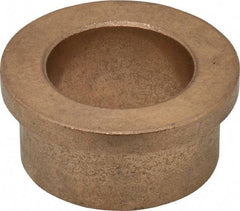 Boston Gear - 1" Inside x 1-3/8" Outside Diam, Oil Impregnated Bronze SAE-841 Flanged Sleeve Bearing - 1-5/8" Flange Outside Diam, 3/16" Flange Thickness, 3/4" OAL - USA Tool & Supply