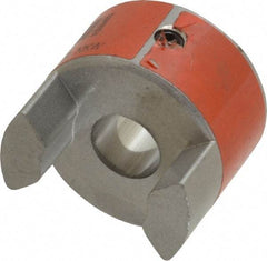 Lovejoy - 1/2" Max Bore Diam, Flexible Coupling Hub - 1.36" OD, 2" OAL, Sintered Iron, Order 2 Hubs & 1 Spider for Complete Coupling - USA Tool & Supply