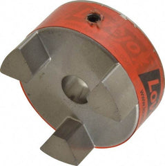 Lovejoy - 1/2" Max Bore Diam, Flexible Coupling Hub - 2.11" OD, 2.12" OAL, Sintered Iron, Order 2 Hubs & 1 Spider for Complete Coupling - USA Tool & Supply