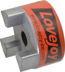 Lovejoy - 7/8" Max Bore Diam, Flexible Hub Coupling - 3-3/4" OD, 4-1/2" OAL, Sintered Iron - USA Tool & Supply