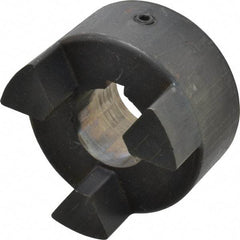 Lovejoy - 1-5/8" Max Bore Diam, Flexible Hub Coupling - 3-3/4" OD, 4-1/2" OAL, Sintered Iron - USA Tool & Supply