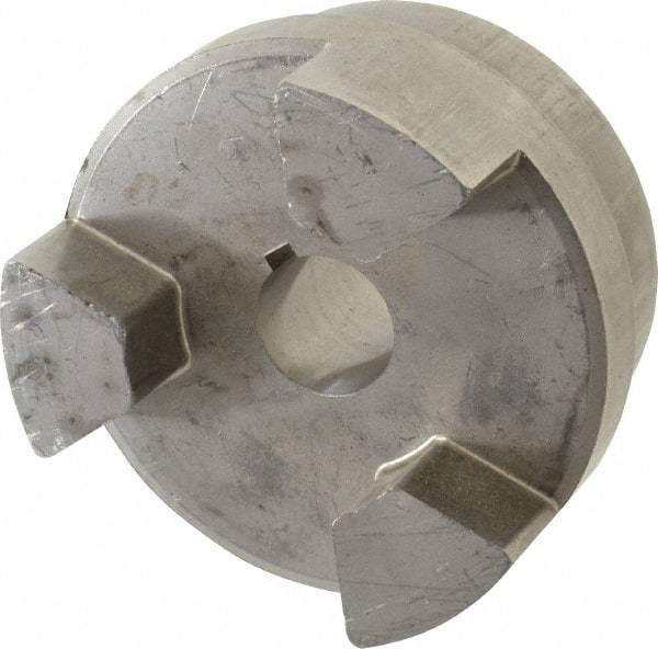 Lovejoy - 1-1/8" Max Bore Diam, Flexible Hub Coupling - 4-1/2" OD, 4.88" OAL, Sintered Iron - USA Tool & Supply