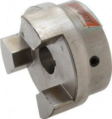 Lovejoy - 1-1/4" Max Bore Diam, Flexible Hub Coupling - 4-1/2" OD, 4.88" OAL, Sintered Iron - USA Tool & Supply