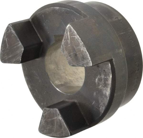 Lovejoy - 1-7/8" Max Bore Diam, Flexible Hub Coupling - 4-1/2" OD, 4.88" OAL, Sintered Iron - USA Tool & Supply